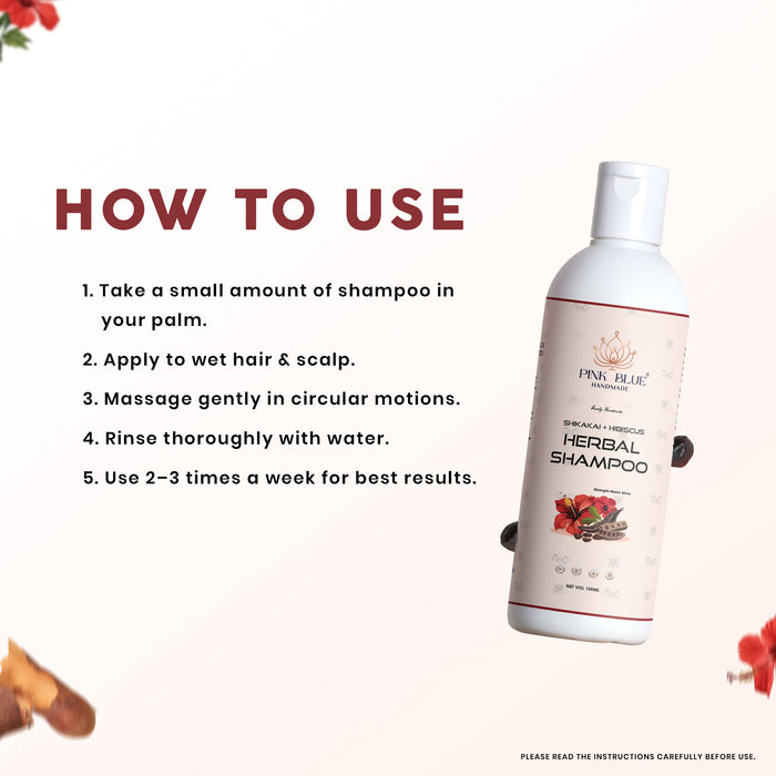 Shikakai + Hibiscus Herbal Shampoo