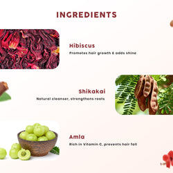 Shikakai + Hibiscus Herbal Shampoo